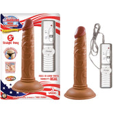 LATIN AMERICAN MINI WHOPPERS VIBRATING 5IN STRAIGHT DONG - LATIN